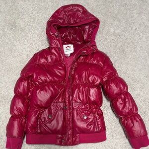 Appaman girls dark pink Puffer